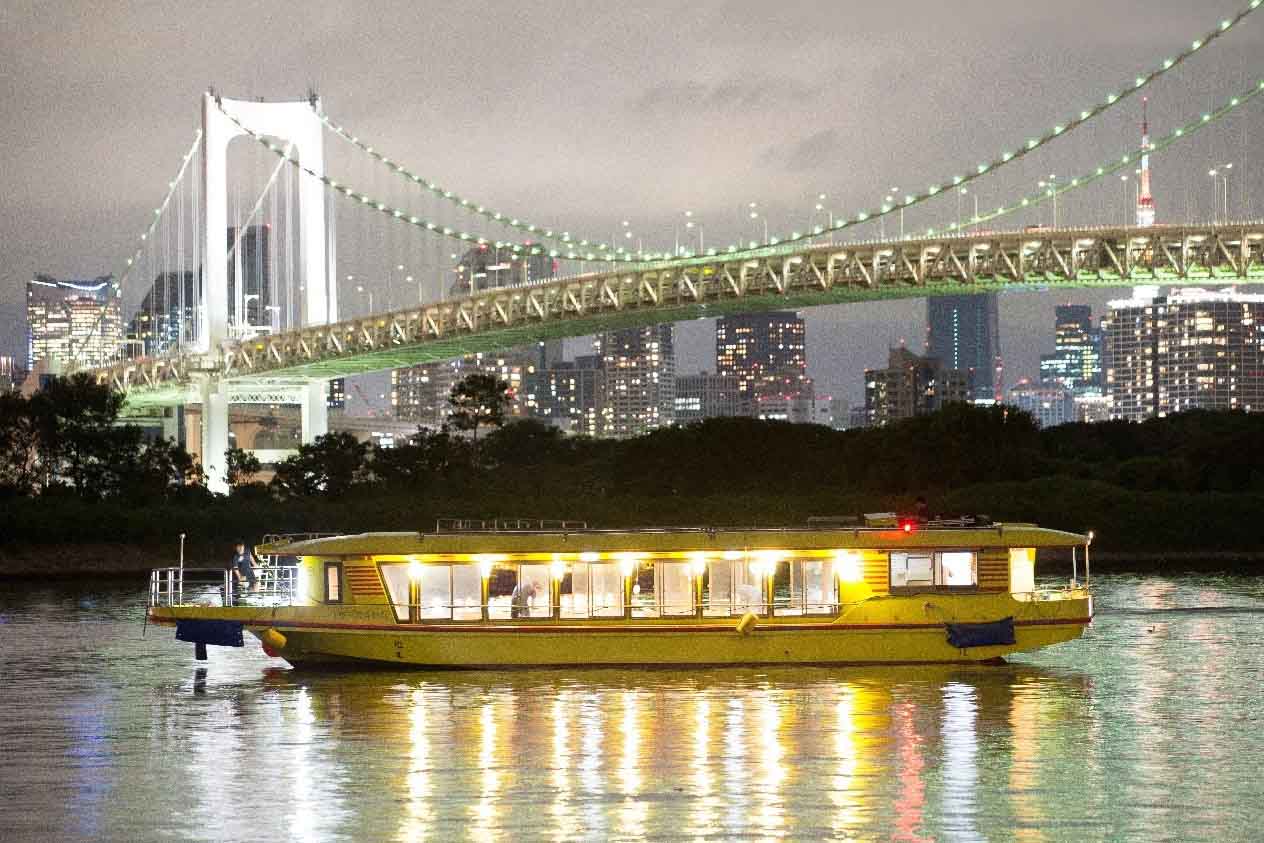 搭乘水上觀光船,從不同視角看見東京的熱門景點
